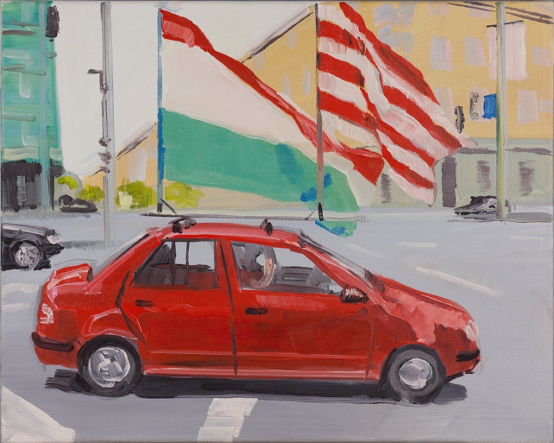 Csaba Nemes, //Codzienność 56//, 2007-2009, olej / płótno, 55 × 75 cm 