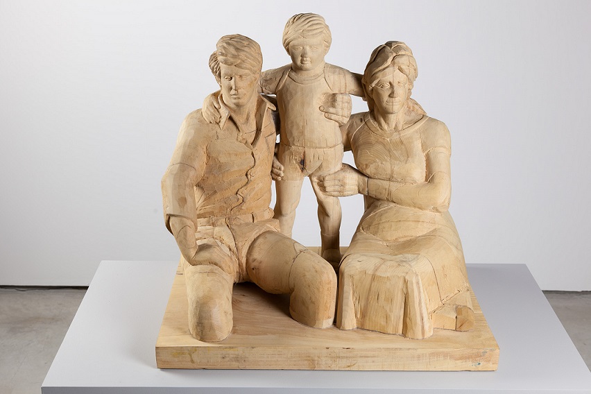 Giorgi Khaniashvili, //Rodzina//, 2013, rzeźba, 63 × 66 × 54 cm