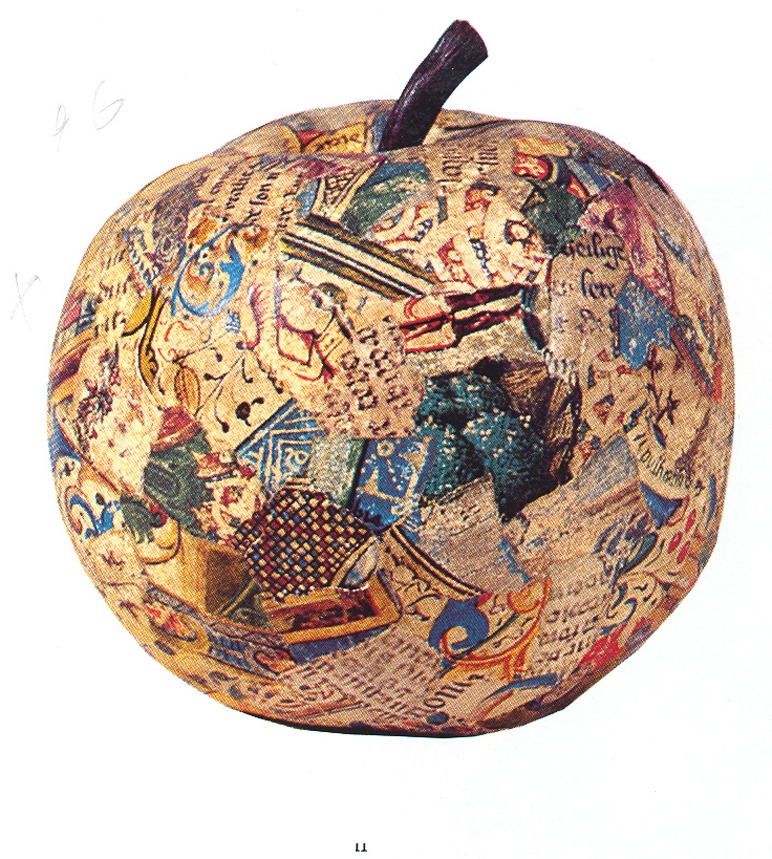 Jiří Kolář, //Apple//, 1960s, collage item
