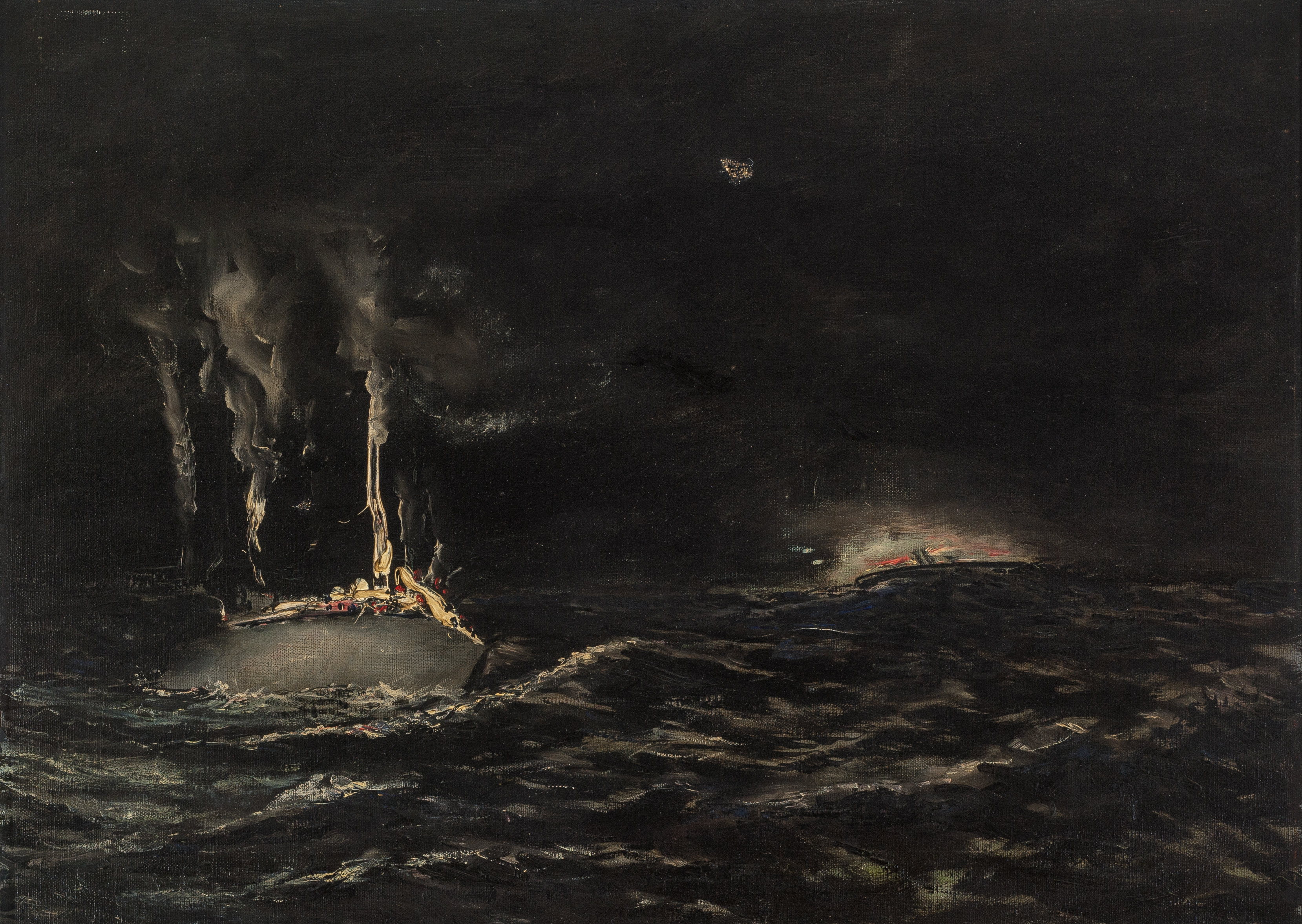 //Po bitwie//, 1927, olej / płótno, 47 × 66 cm
