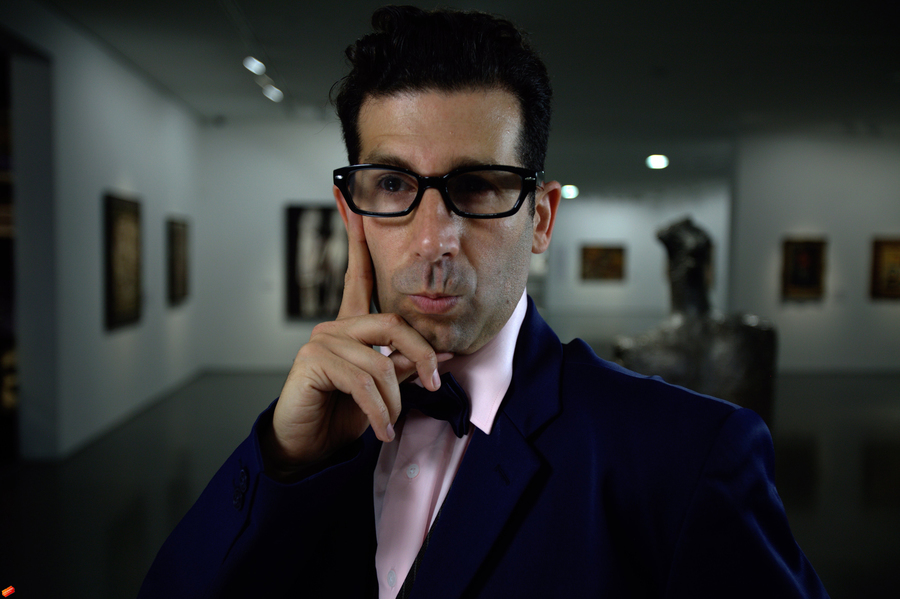 Shahar Marcus, //The Curator//, 2011, video, The MOCAK Collection