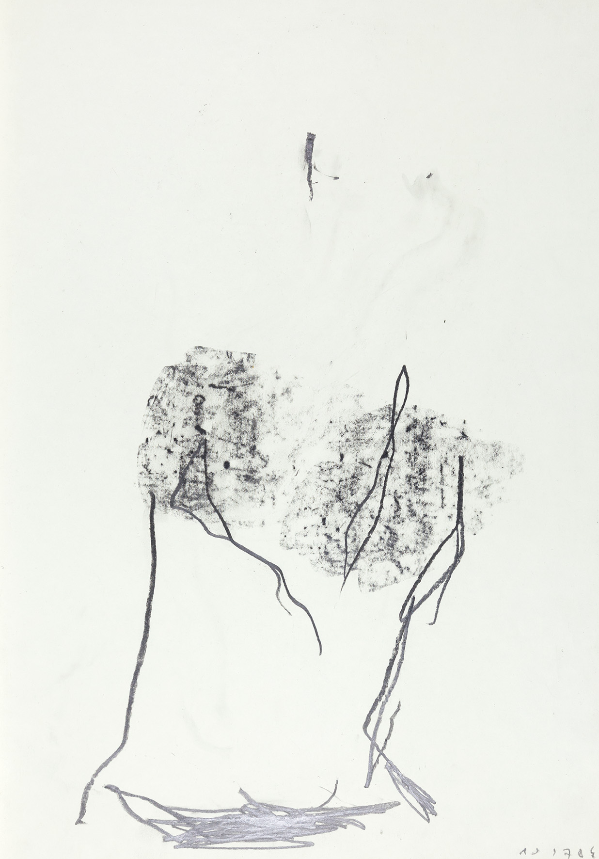 Dietrich Helms, //bez tytułu//, 1978, grafit / papier, 61 × 43 cm, Kolekcja MOCAK-u