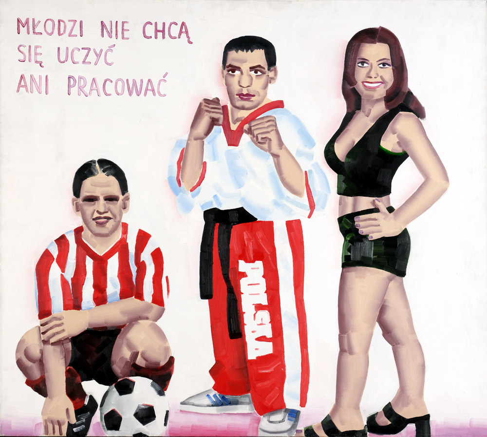 Marcin Maciejowski, Młodzi nie chcą się uczyć ani pracować, 2000, FUNDACJA SZTUKI POLSKIEJ ING