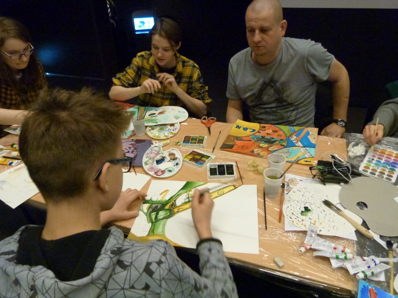 Warsztaty z cyklu //Wzornik//, 24–25.3.2018, fot. Dział Edukacji MOCAK-u