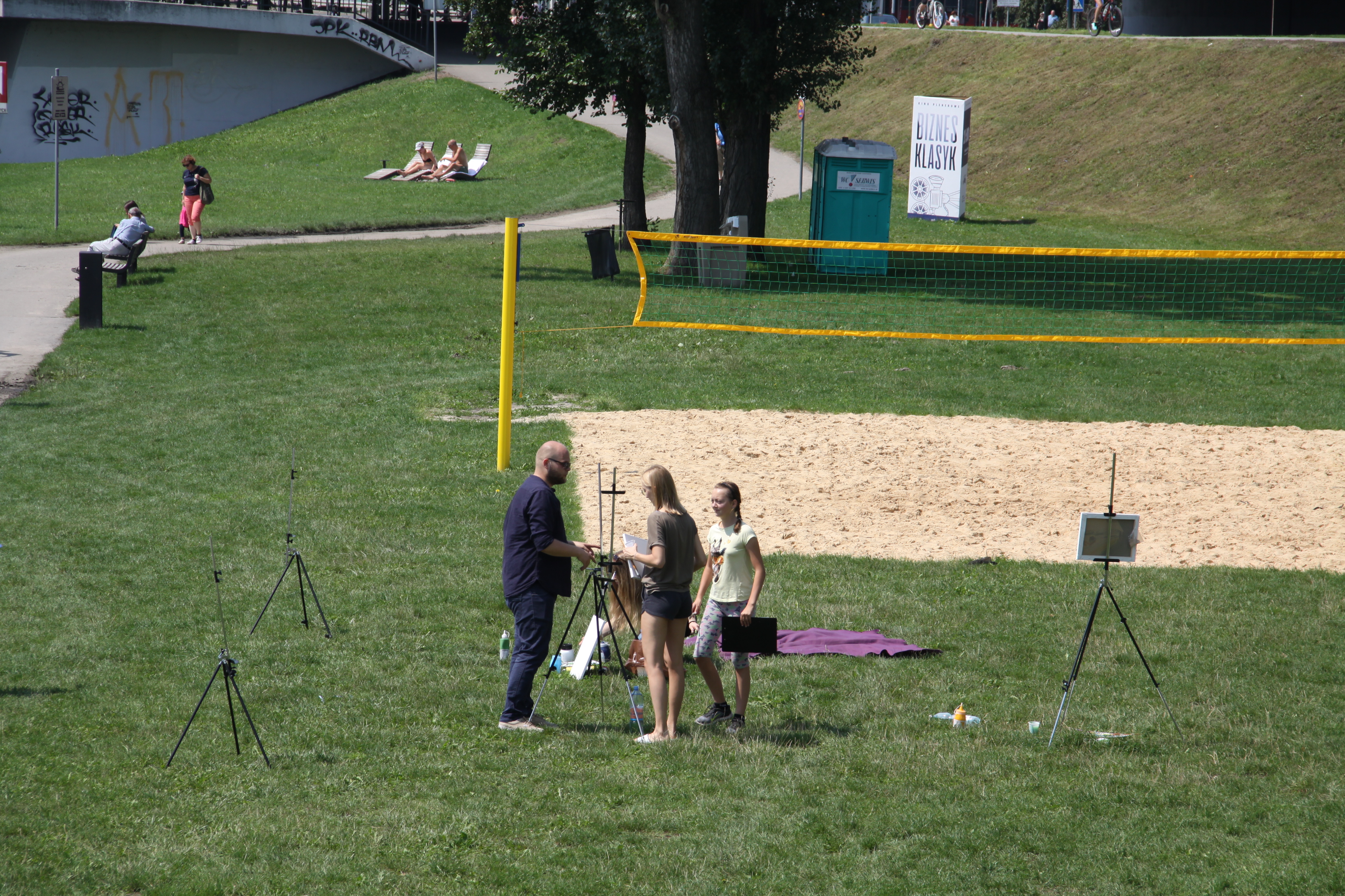 //PrzyStań na plaży//, lipiec 2018, fot. Dział Edukacji