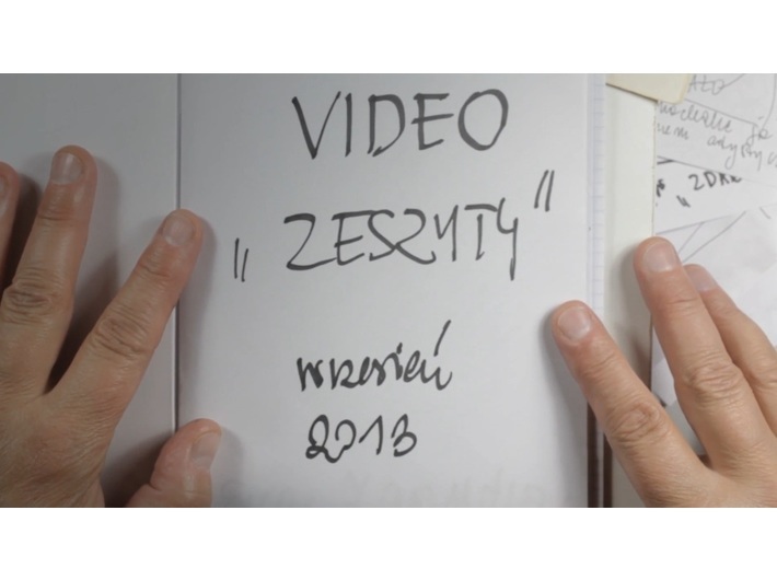 Ewa Zarzycka, //Videozeszyty//, 2013, wideo, 10 min 29 s, Kolekcja MOCAK-u