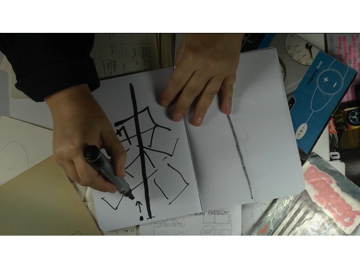 Ewa Zarzycka, //Videozeszyty//, 2013, wideo, 10 min 29 s, Kolekcja MOCAK-u