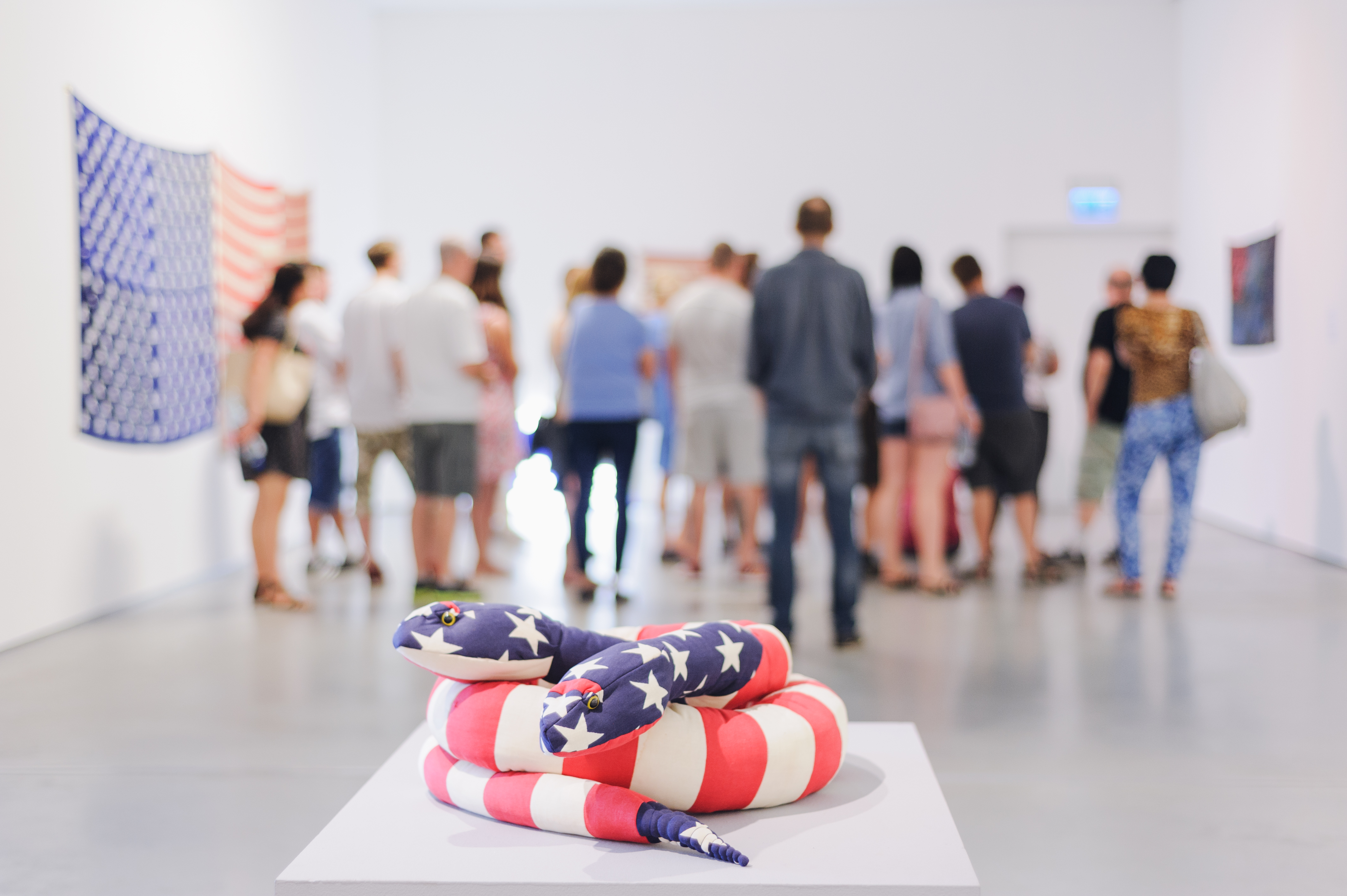 Guided tour of the exhibition //Motherland in Art//, 8.8.2018, photo: L. Radyk
