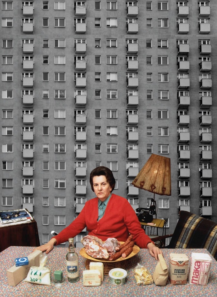 Alicja Biała, //Flour//, collage, 2018, 41 × 29 cm, courtesy of A. Biała, photo: A. Biała