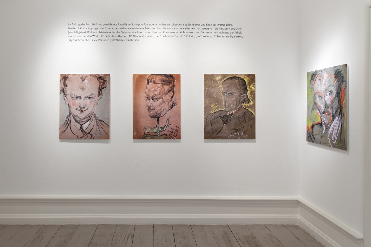 // Witkacy: The Genius Troublemaker// exhibition at Polish Institute in Düsseldorf, photo: Hanne Brandt