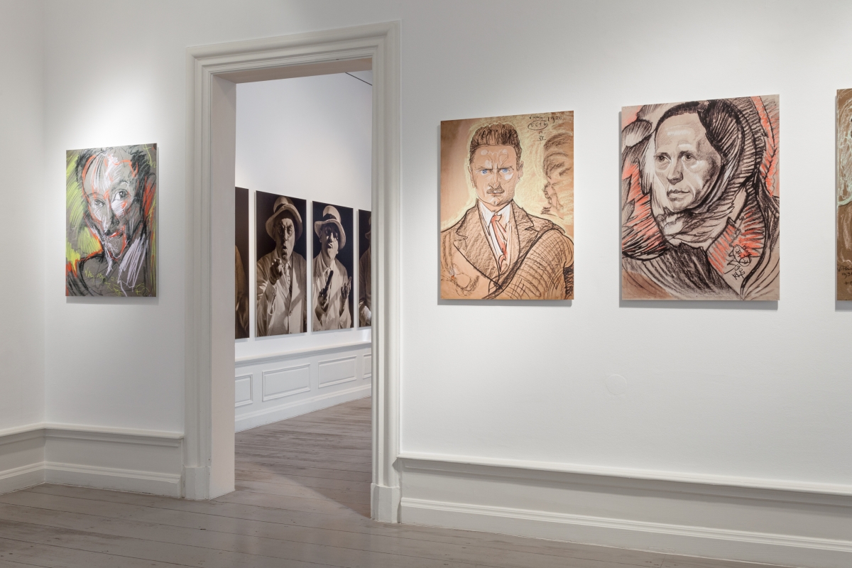// Witkacy: The Genius Troublemaker// exhibition at Polish Institute in Düsseldorf, photo: Hanne Brandt