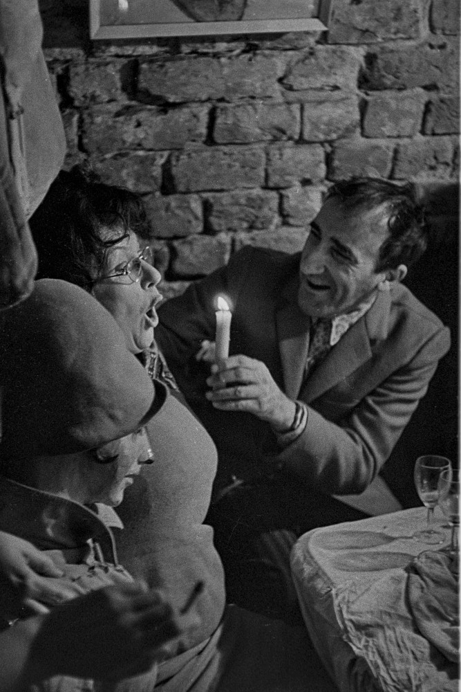 Jadwiga Maziarska i Tadeusz Kantor, 11 XI 1968, fot. Jacek Maria Stokłosa