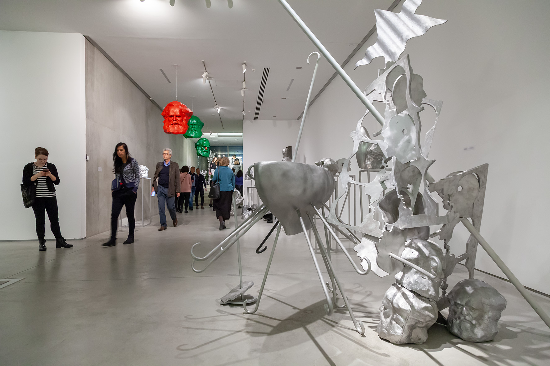 Krzysztof M. Bednarski //Karl Marx vs Moby Dick: An Analysis of Form and Demolition of Ideas// exhibition, photo: R. Sosin