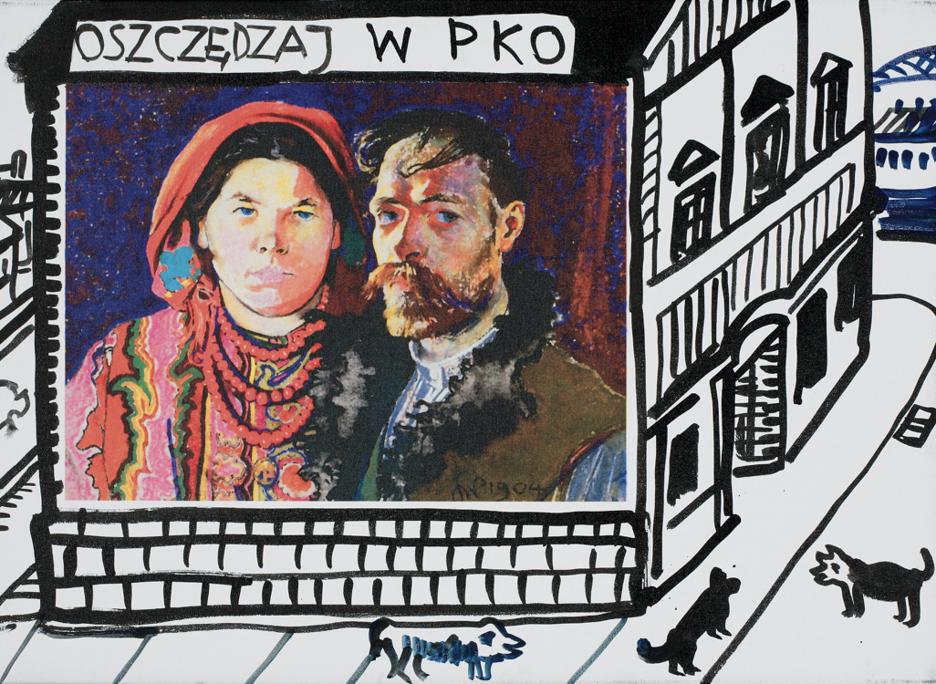 Edward Dwurnik, //Ściana na Krowoderskiej//, 2007