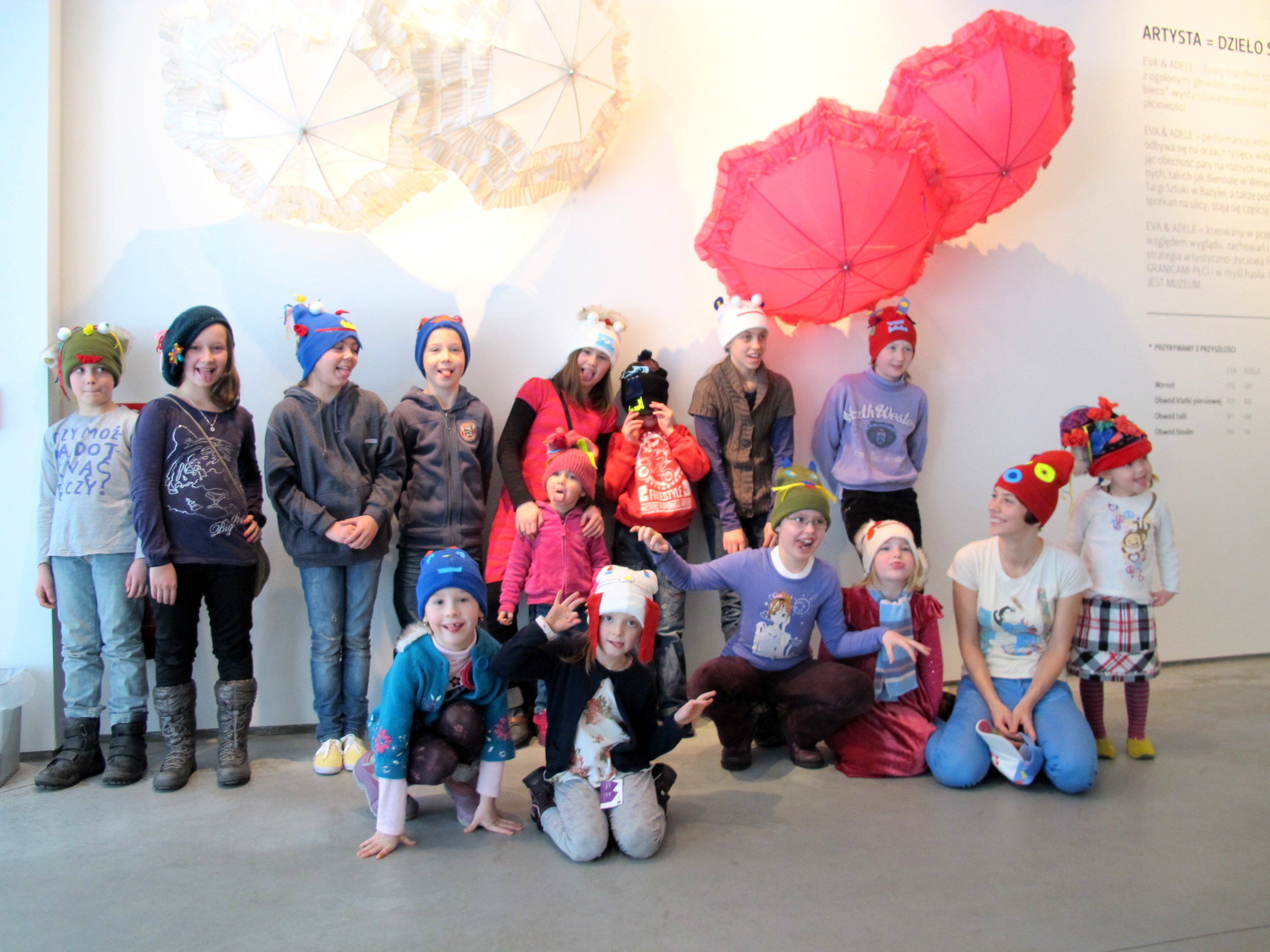 //Wesołe czapki//. Warsztaty w ramach programu Ferie w MOCAK-u, 2012