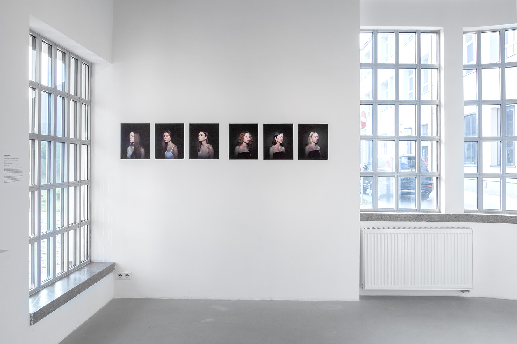 //The Studio of Łukasz Skąpski// exhibition. Foreground: Kamil Macioł, //almost_a_princess//, 2018, photograph, courtesy of K. Macioł, photo: R. Sosin