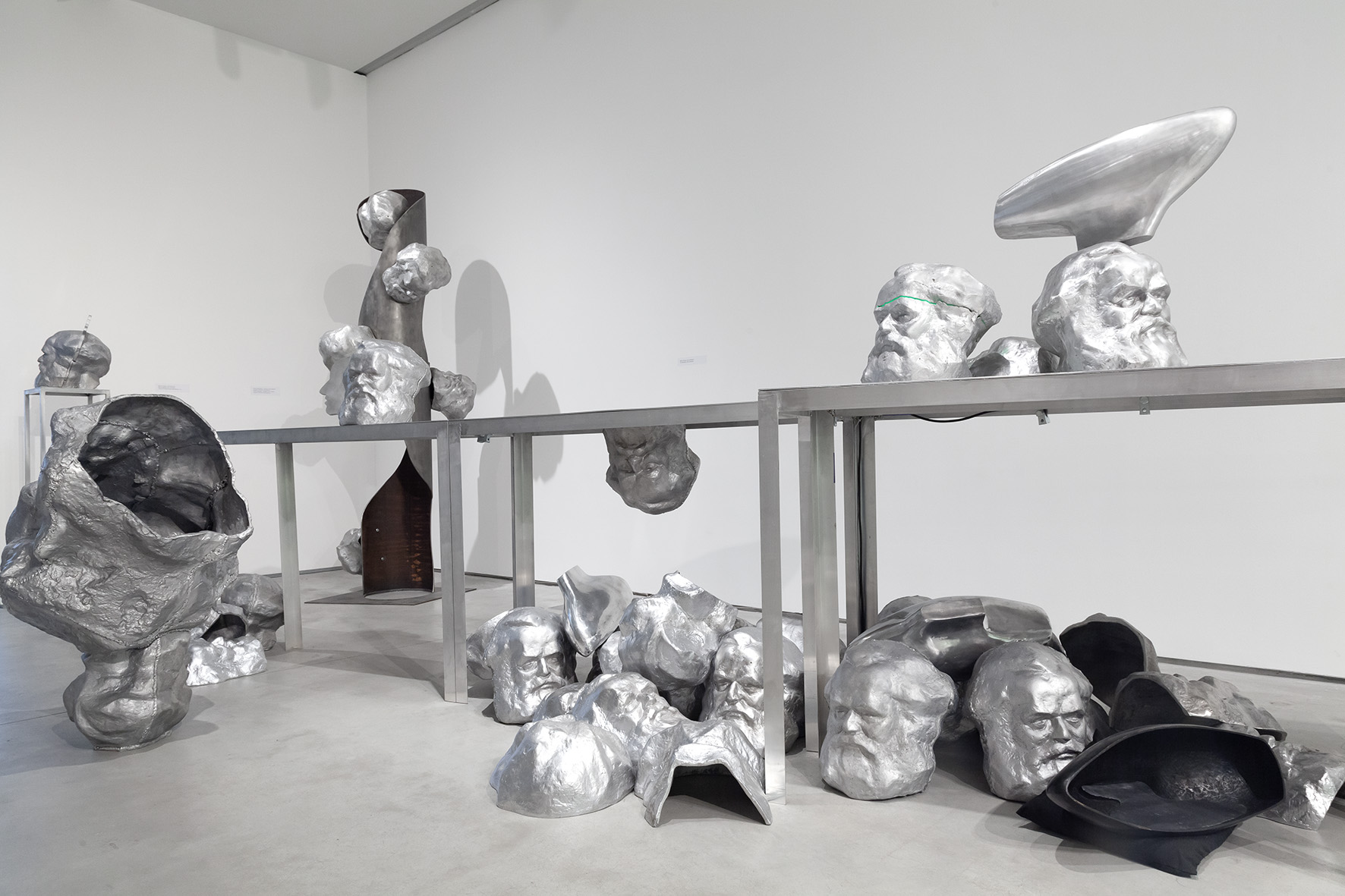 //Karl Marx vs Moby Dick: An Analysis of Form and Demolition of Ideas// exhibition, photo: R. Sosin