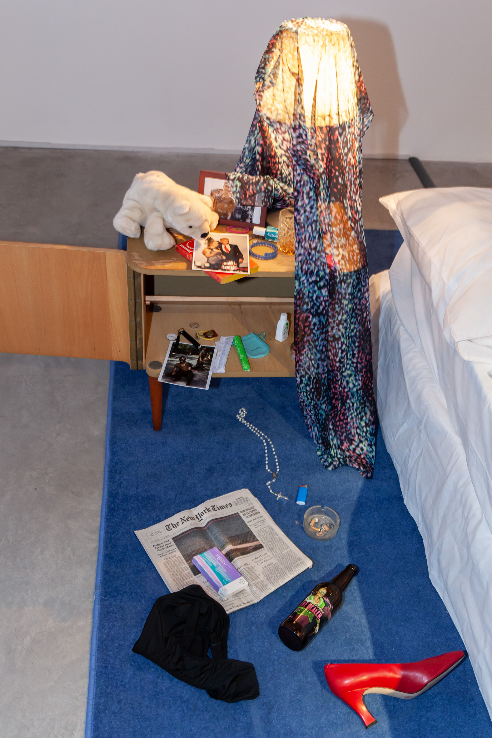 //Crime?// exhibition at Beta Gallery. Mac Adams, //The Homecoming//, 1976, installation, various dimensions, courtesy of gb agency, © M. Adams, photo: R. Sosin