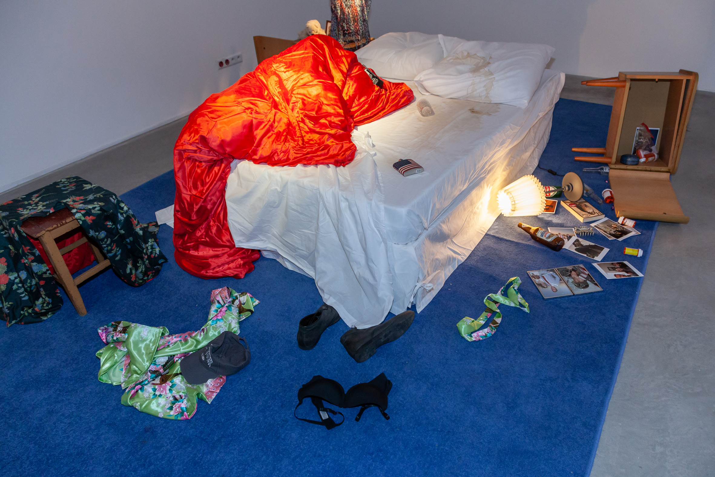 //Crime?// exhibition at Beta Gallery. Mac Adams, //The Homecoming//, 1976, installation, various dimensions, courtesy of gb agency, © M. Adams, photo: R. Sosin