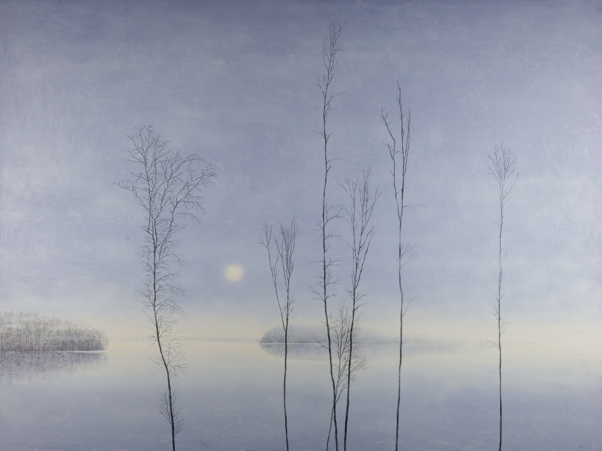 Rafał Borcz, //Alders II//, 2017, oil / canvas, 120 × 160 cm, MOCAK Collection