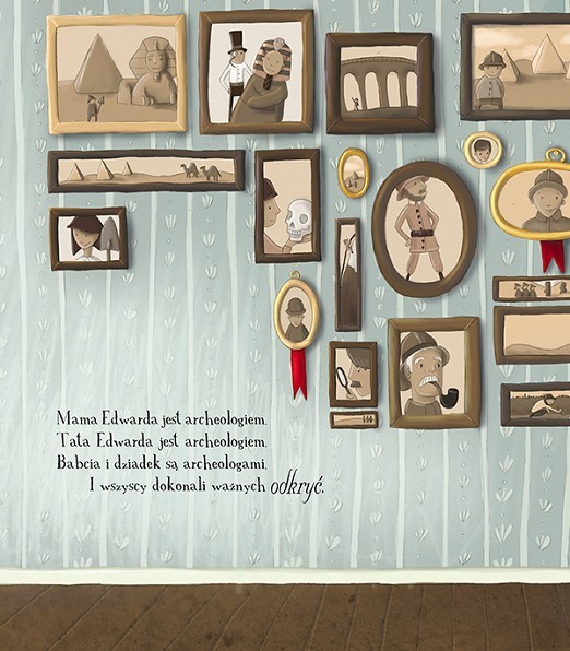 Rebecca McRitchie, //Edward i jego wielkie odkrycie// [Edward and the Great Discovery] illustrated by Celeste Hulme, Wydawnictwo Adamada, Gdańsk 2014