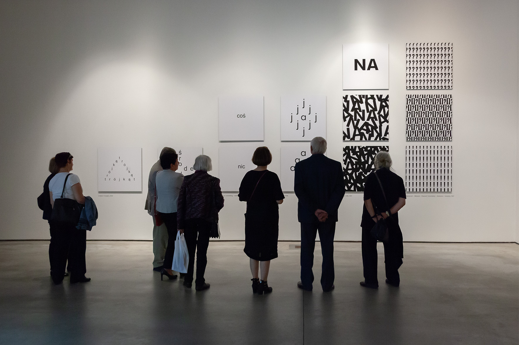 Stanisław Dróżdż exhibition //Concept-Shapes//, photo: R. Sosin