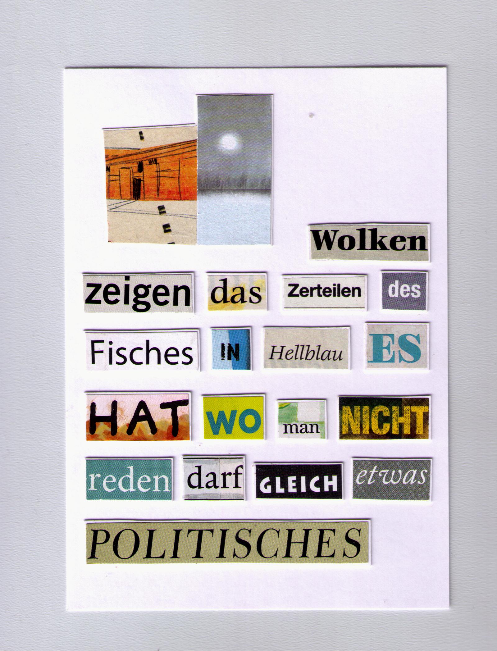 Herta Müller, untitled, 2018, collage, 14,8 cm × 10,5 cm, courtesy of H. Müller