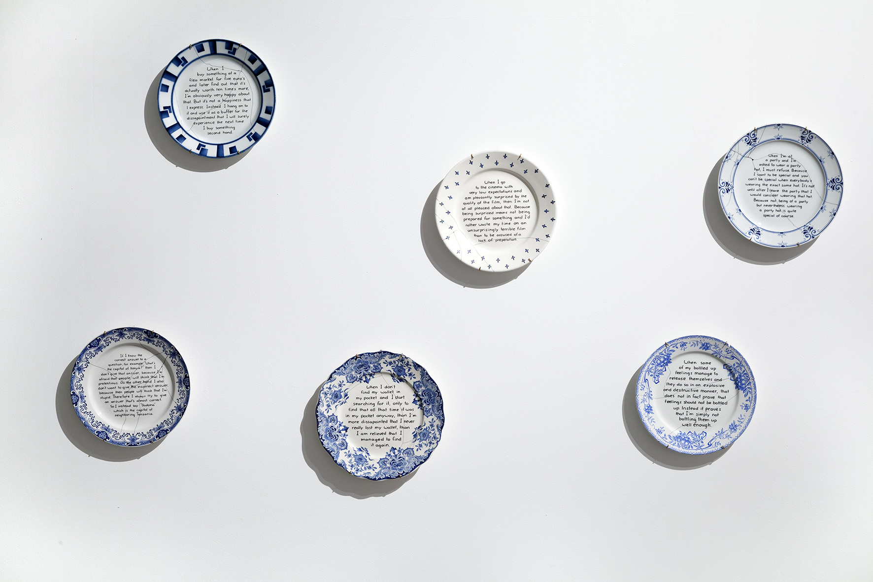 Feiko Beckers, //Things I Once Believed in, That I Then Stopped Believing in and That I Now Believe in Again//, 2015, installation, variable dimensions, MOCAK Collection