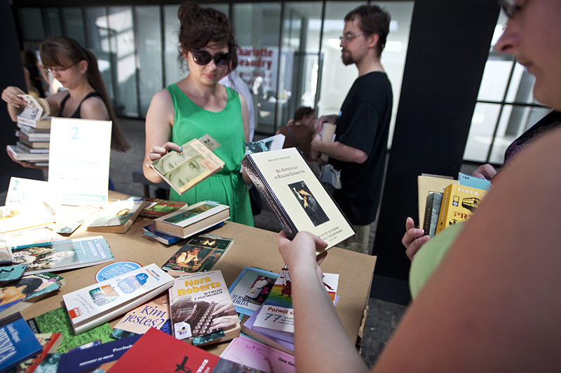 The Second Life of a Book at MOCAK Library, 2013, from the archive of Krakow Festival Bureau, photo: T. Wiech