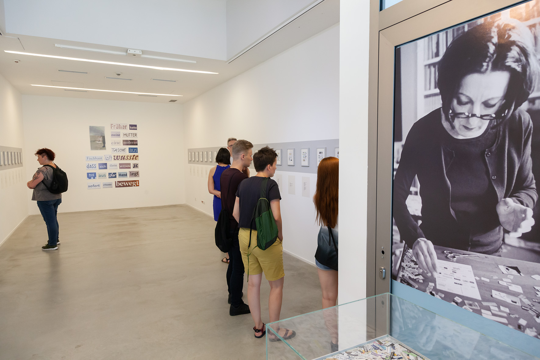 Herta Müller //Where One Cannot Speak: Word as Image, Image as Word// exhibition, photo: R. Sosin