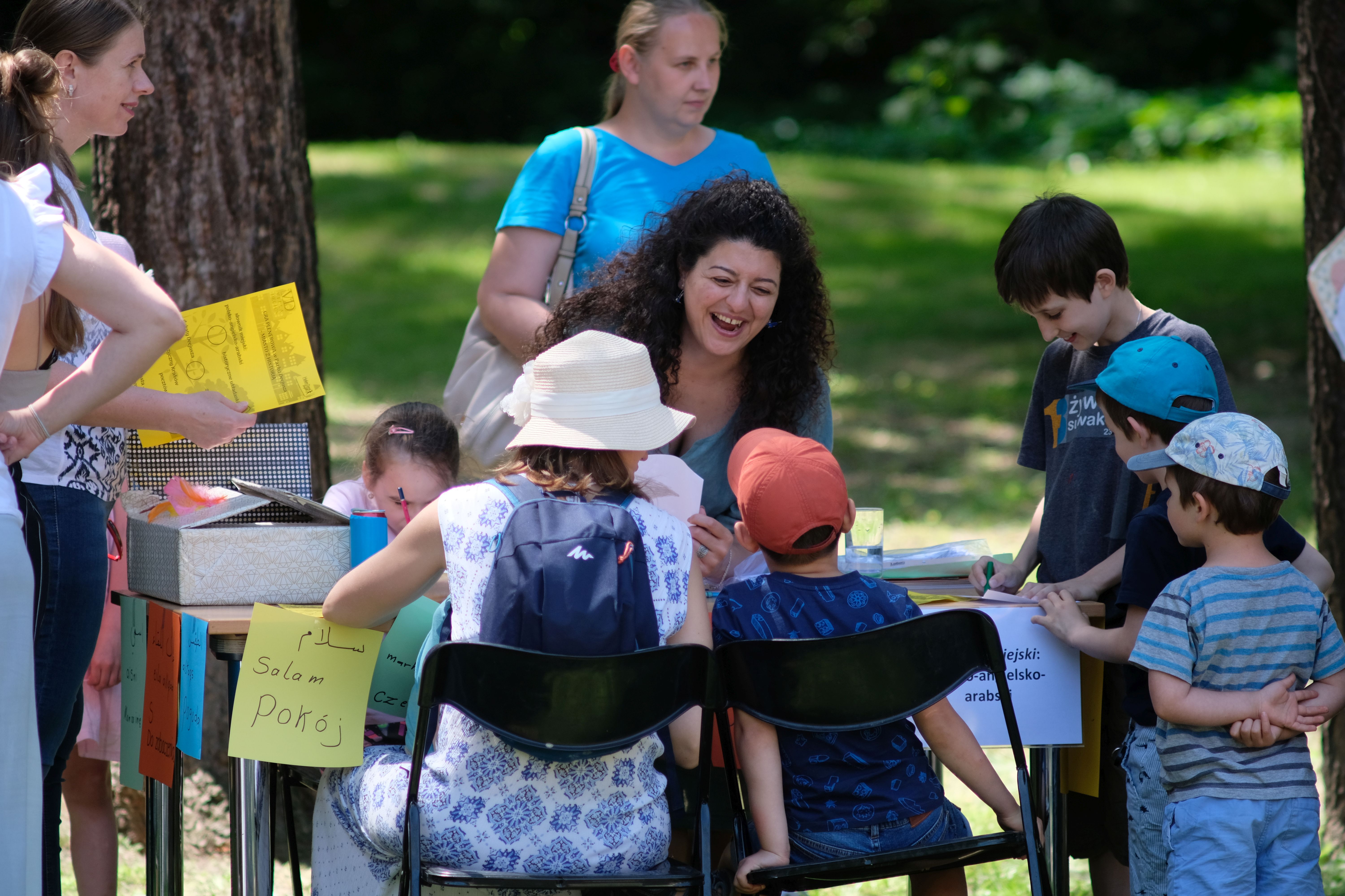 //Dictionary//: Workshop with the poet Kholoud Charaf, Villa Decius, photo: R. Korzeniowski