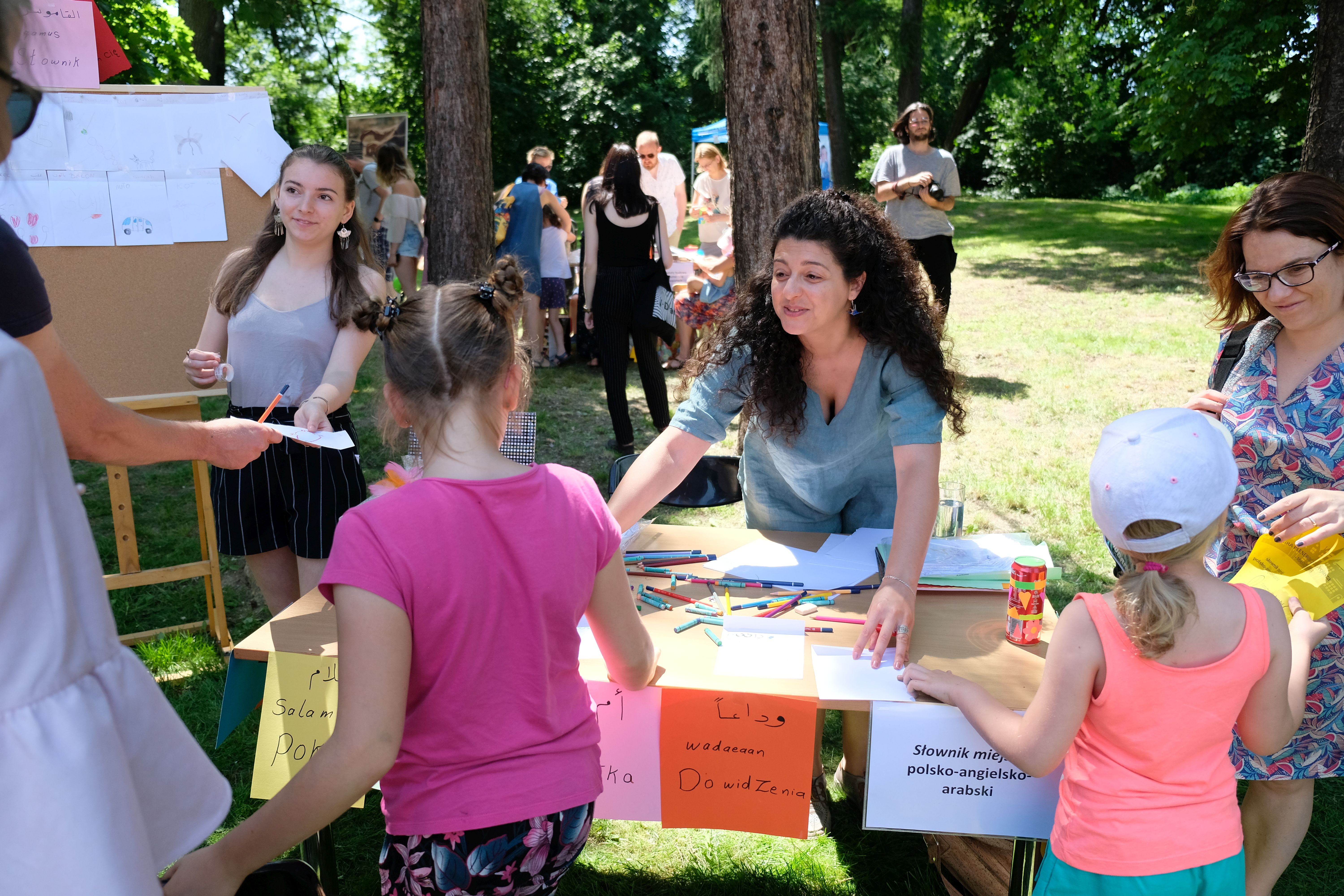 //Dictionary//: Workshop with the poet Kholoud Charaf, Villa Decius, photo: R. Korzeniowski