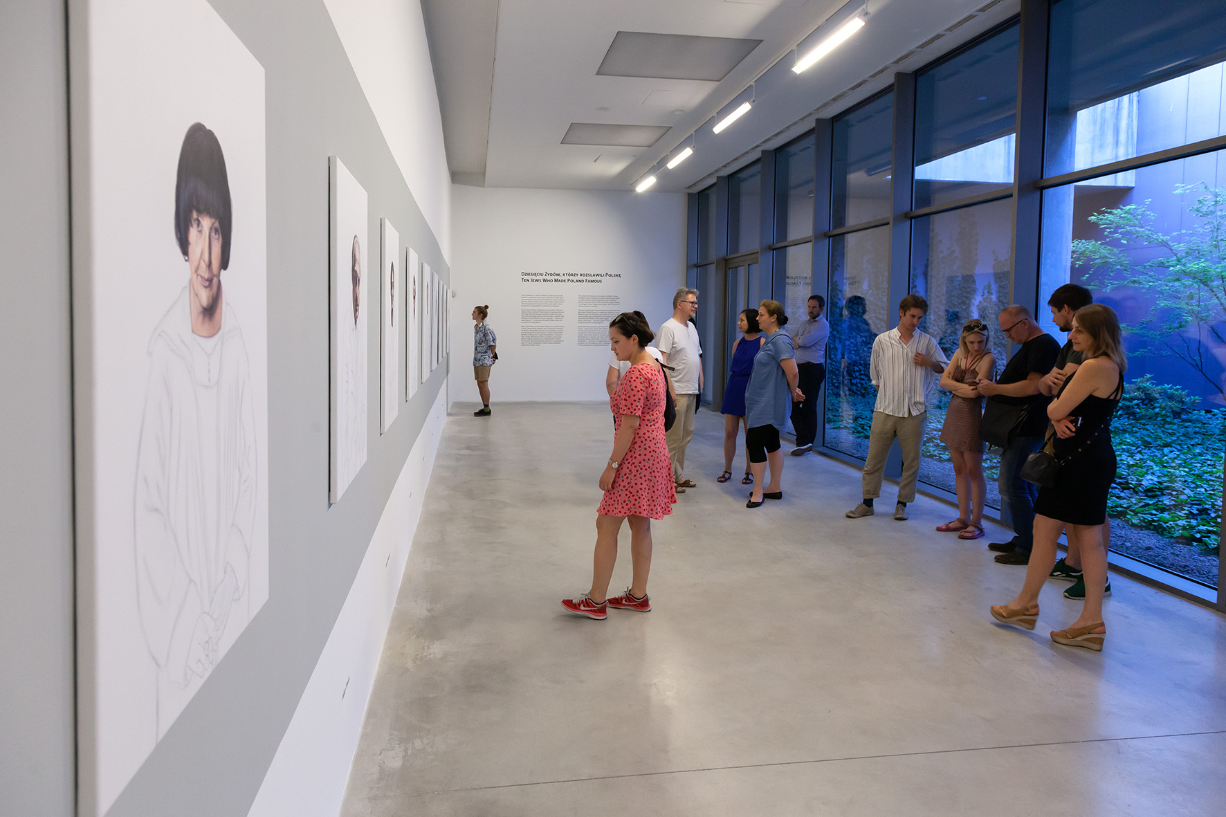 Beata Stankiewicz //Ten Jews Who Made Poland Famous// exhibition, photo: R. Sosin