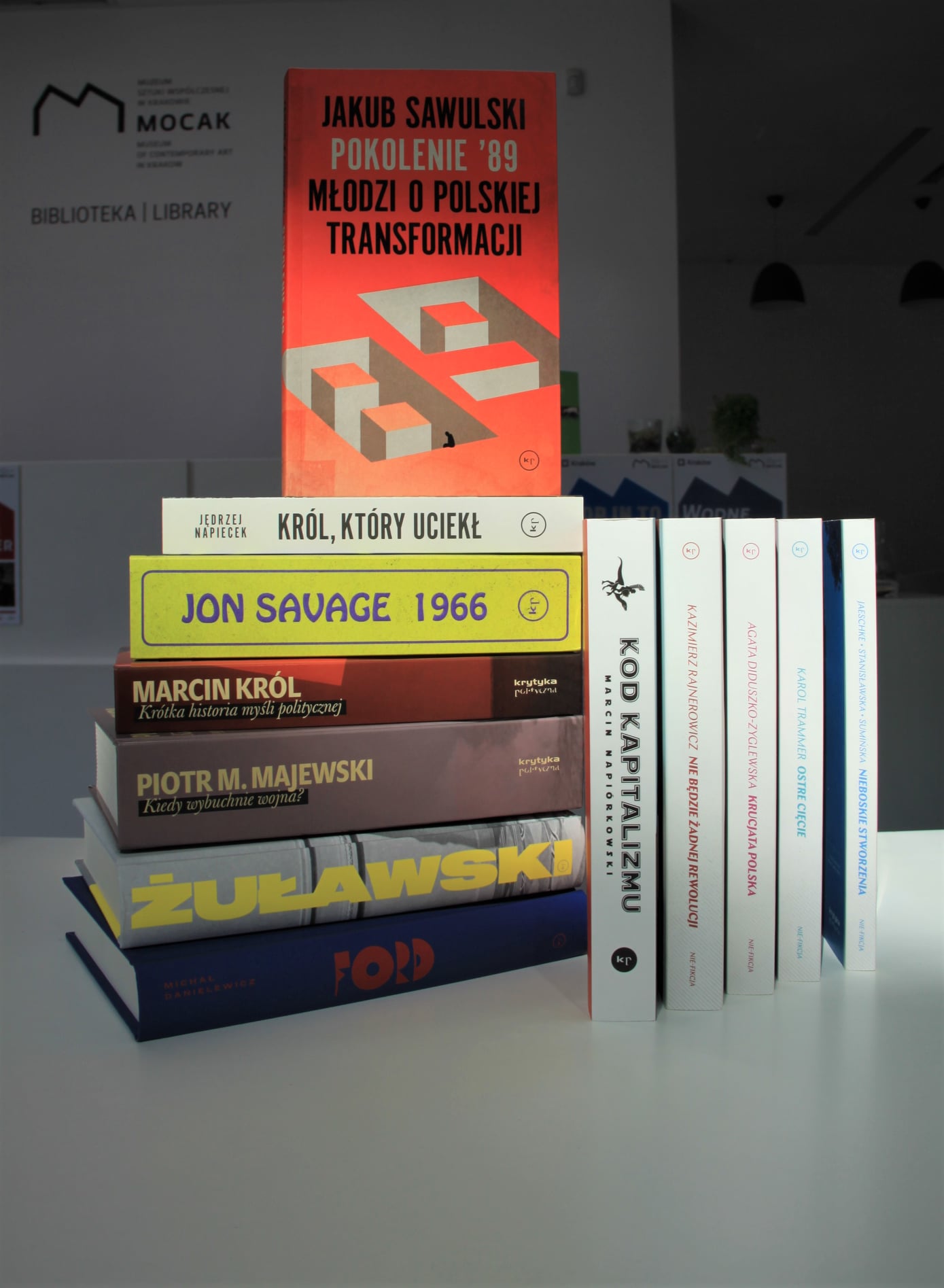 The new September book releases at the MOCAK Library, photo: A. Pakosz