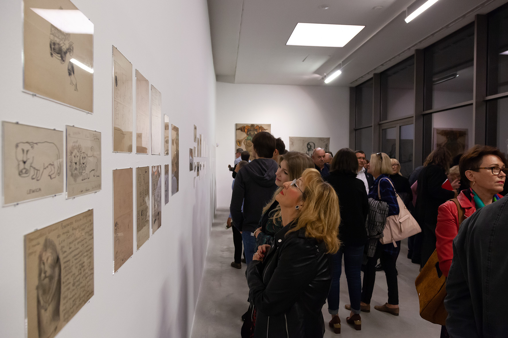 Wiesław Dymny //I Am a Wounded Man: Writer, Actor, Painter// exhibition, photo: R. Sosin