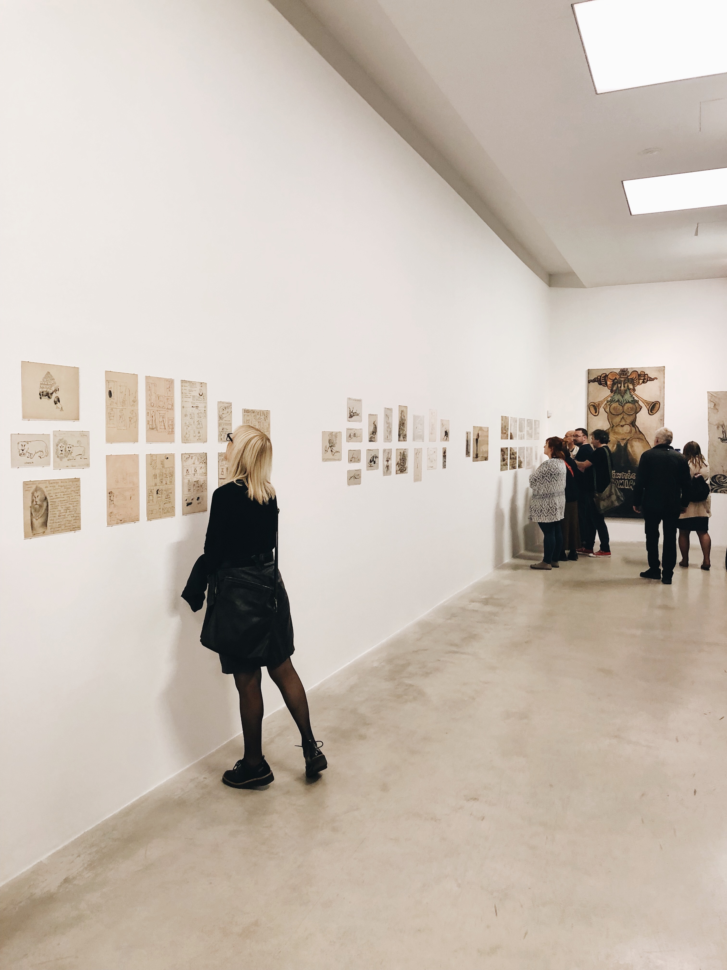 Wystawa Wiesława Dymnego //Jestem ranny człowiek. Pisarz, aktor, malarz//, fot. Dział Promocji (MOCAK)