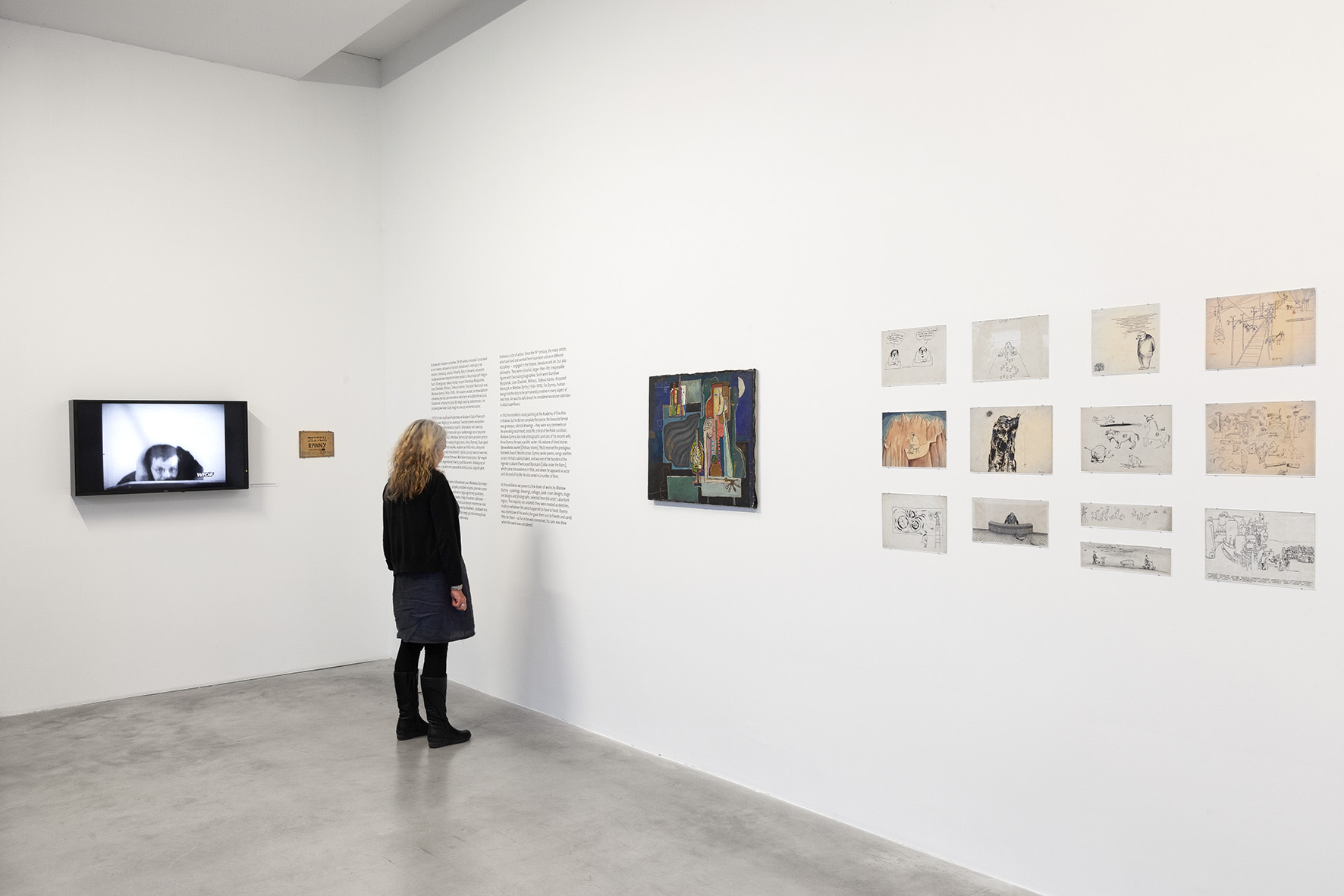 //I Am a Wounded Man: Writer, Actor, Painter// exhibition, photo: R. Sosin