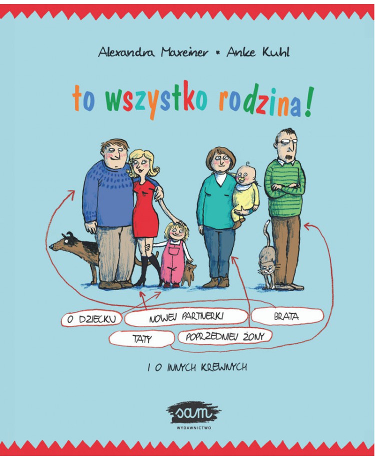 Alexandra Maxeiner, //To wszystko rodzina!//, illustrated by Anke Kuhl, trans. Katarzyna Weintraub, Wydawnictwo Sam, Racibórz 2019