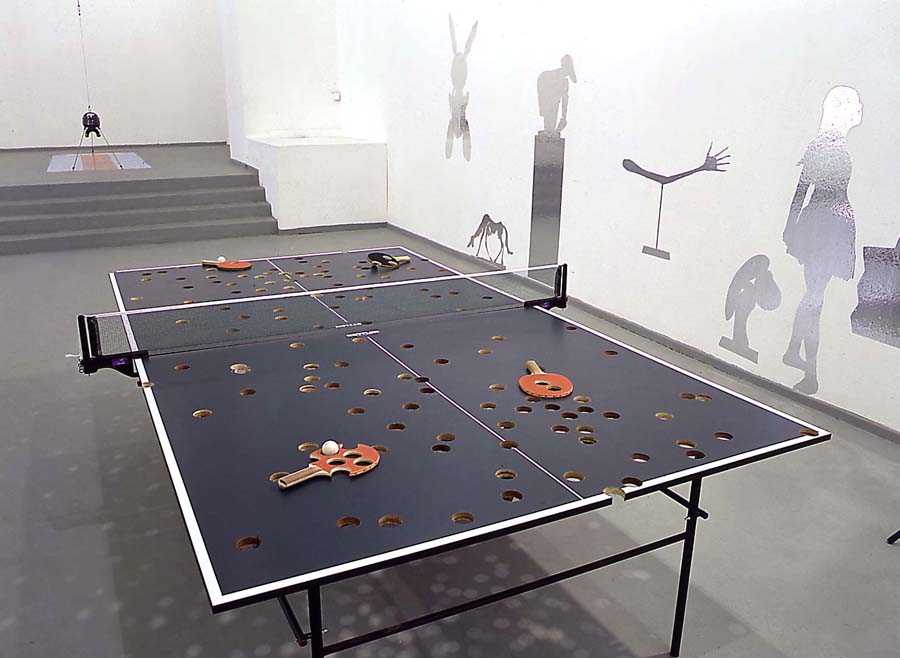 Richard Fauguet, Bez tytułu [Stół do ping-ponga], 2001, obiekt, R. Fauguet, Art: Concept, Paris