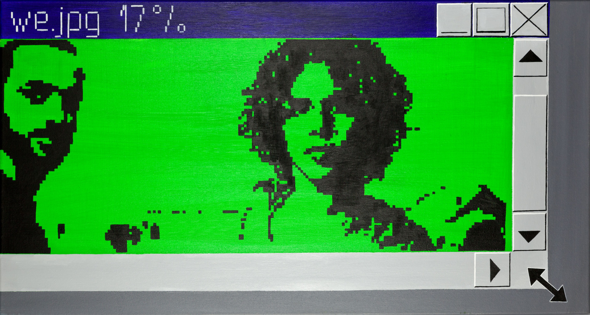 Laura Pawela, //we.jpg 17%//, z serii //Reallaura//, 2002–2004, grafika komputerowa / lightbox, Kolekcja MOCAK–u