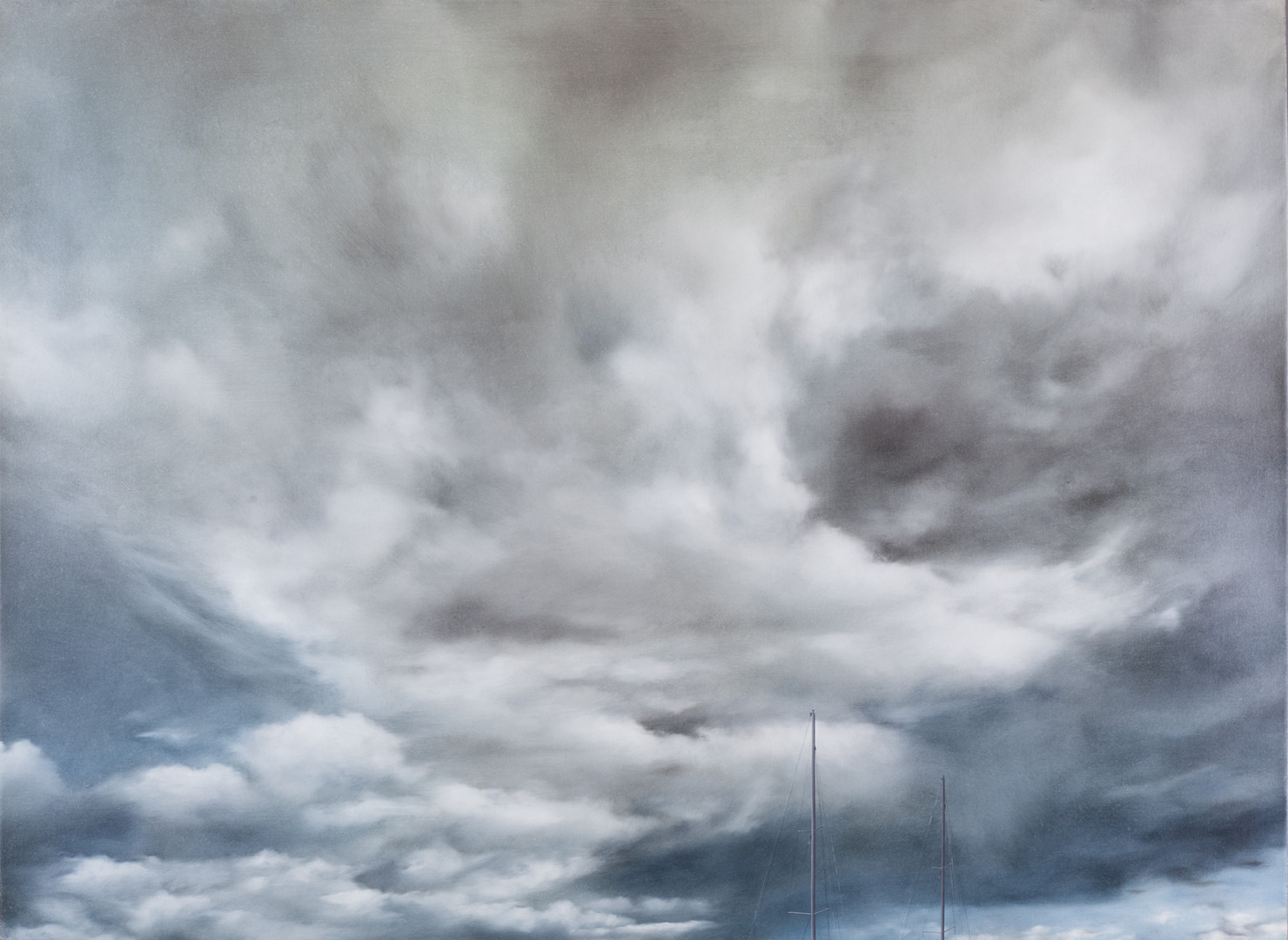 Maya Gold, //Morski (27)//, 2008, olej / płótno, 127,3 × 171,4 cm, Kolekcja MOCAK–u