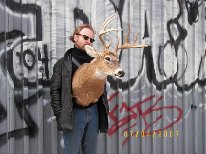 Piotr Lutyński, dokumentacja akcji //Terytorium//, Nowy Jork, fot. Olek Wityński, 2007