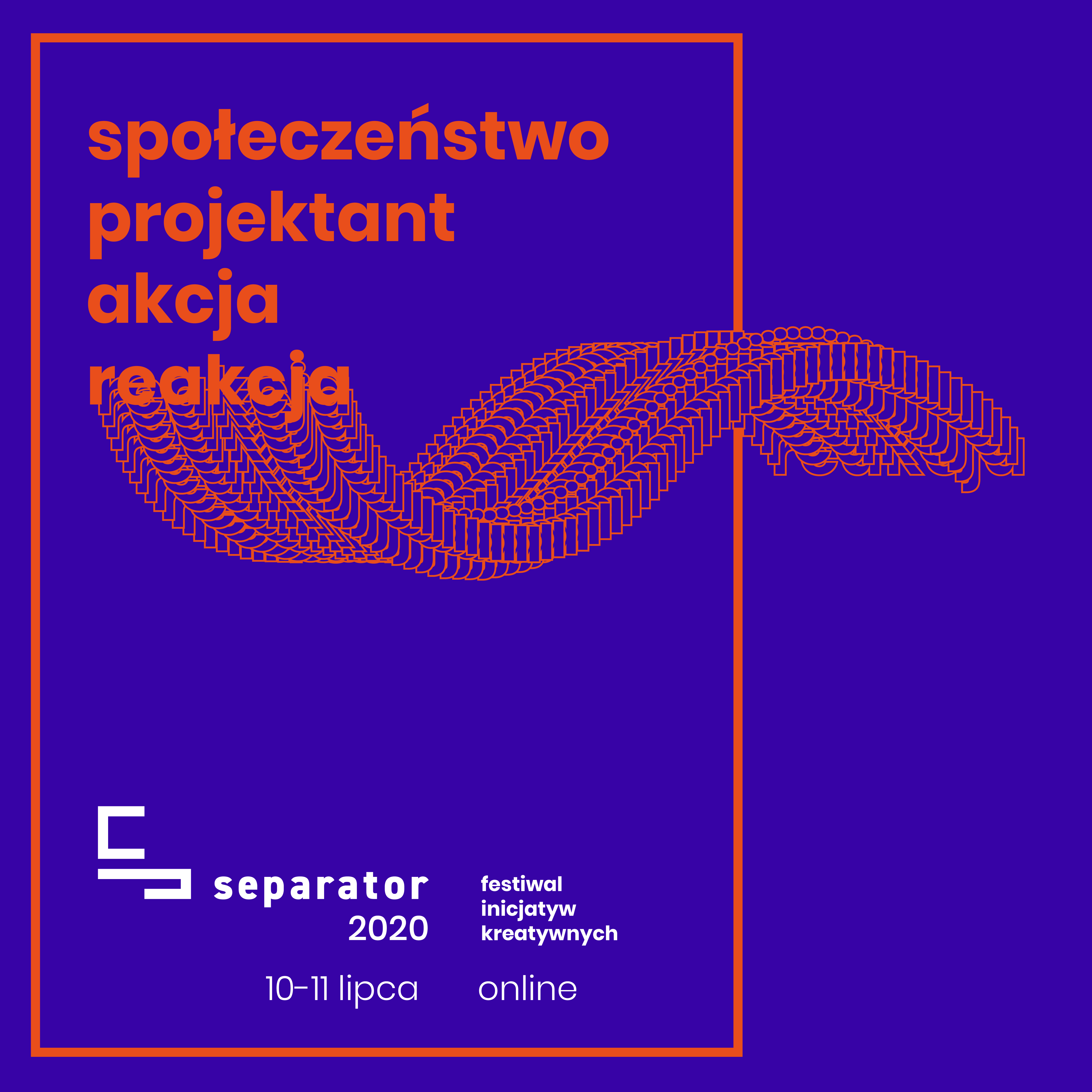 Materiały promocyjne Festiwalu Inicjatyw Kreatywnych SEPARATOR 