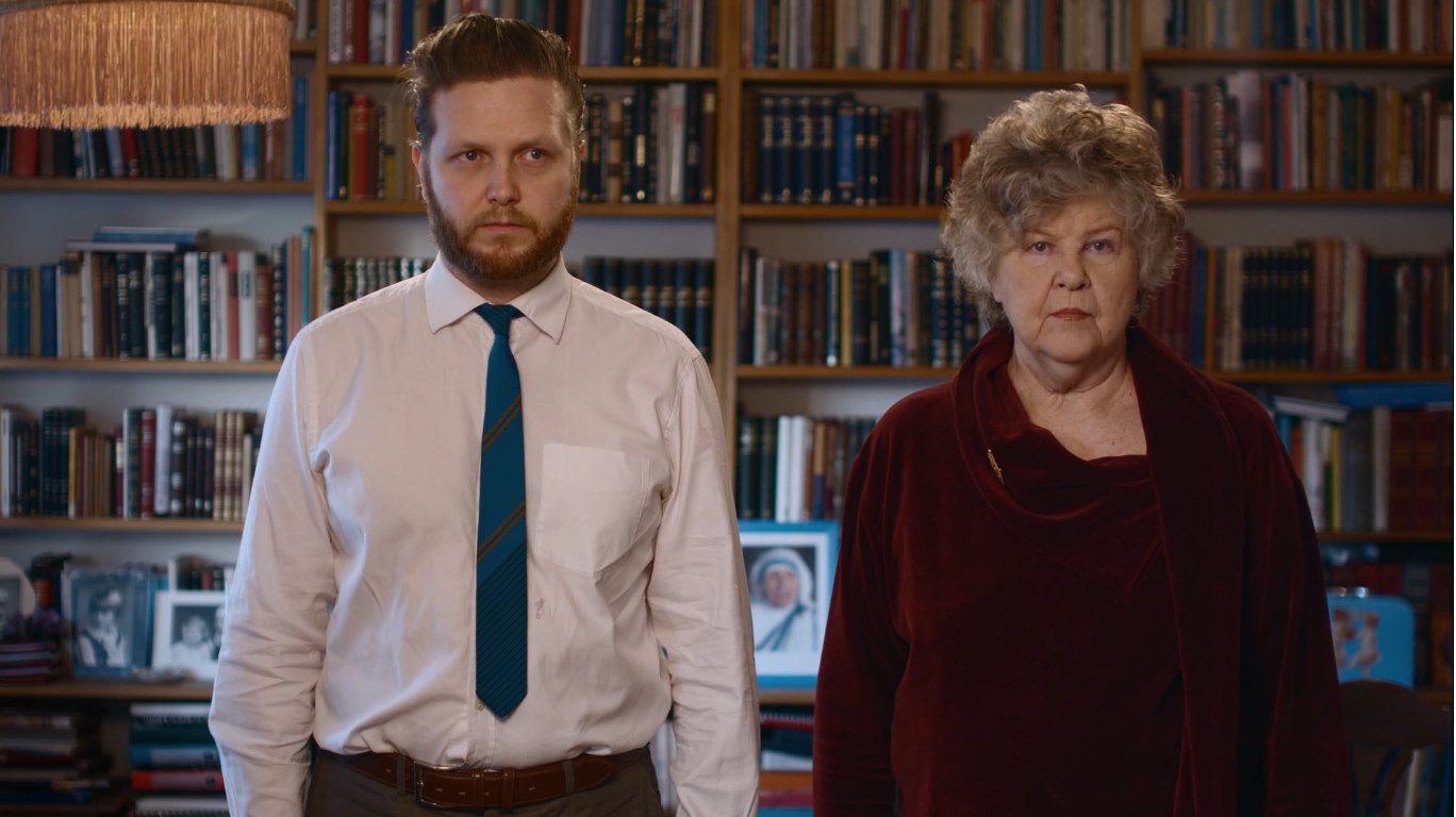 Ragnar Kjartansson, //Me and My Mother//, 2010, video, 20 min, MOCAK Collection
