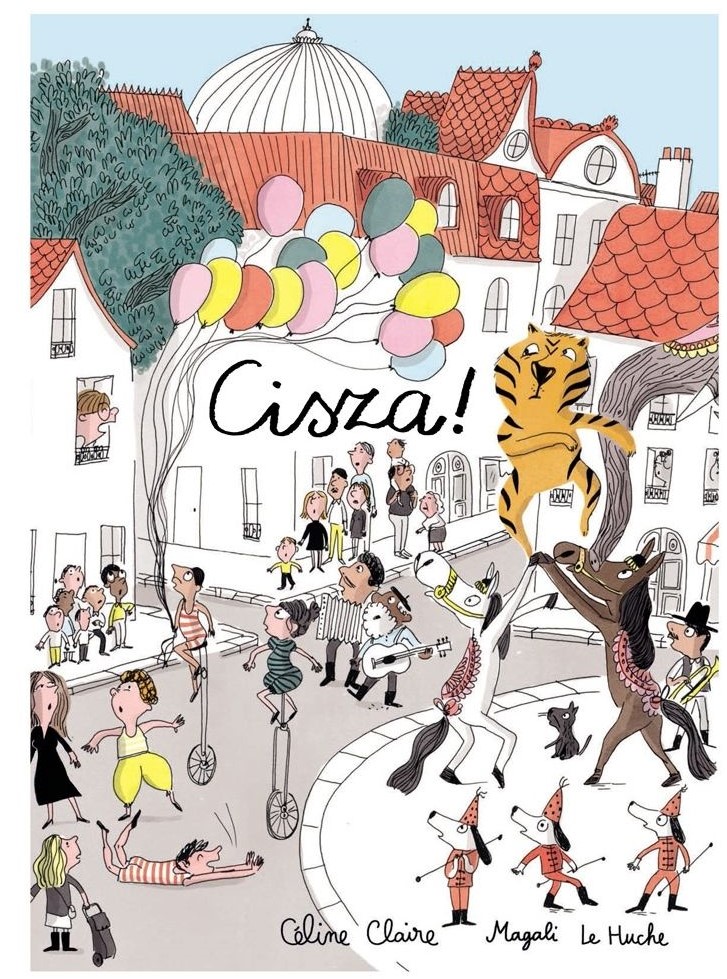 Książka //Cisza!// autorstwa Céline Claire, wyd. Polarny Lis