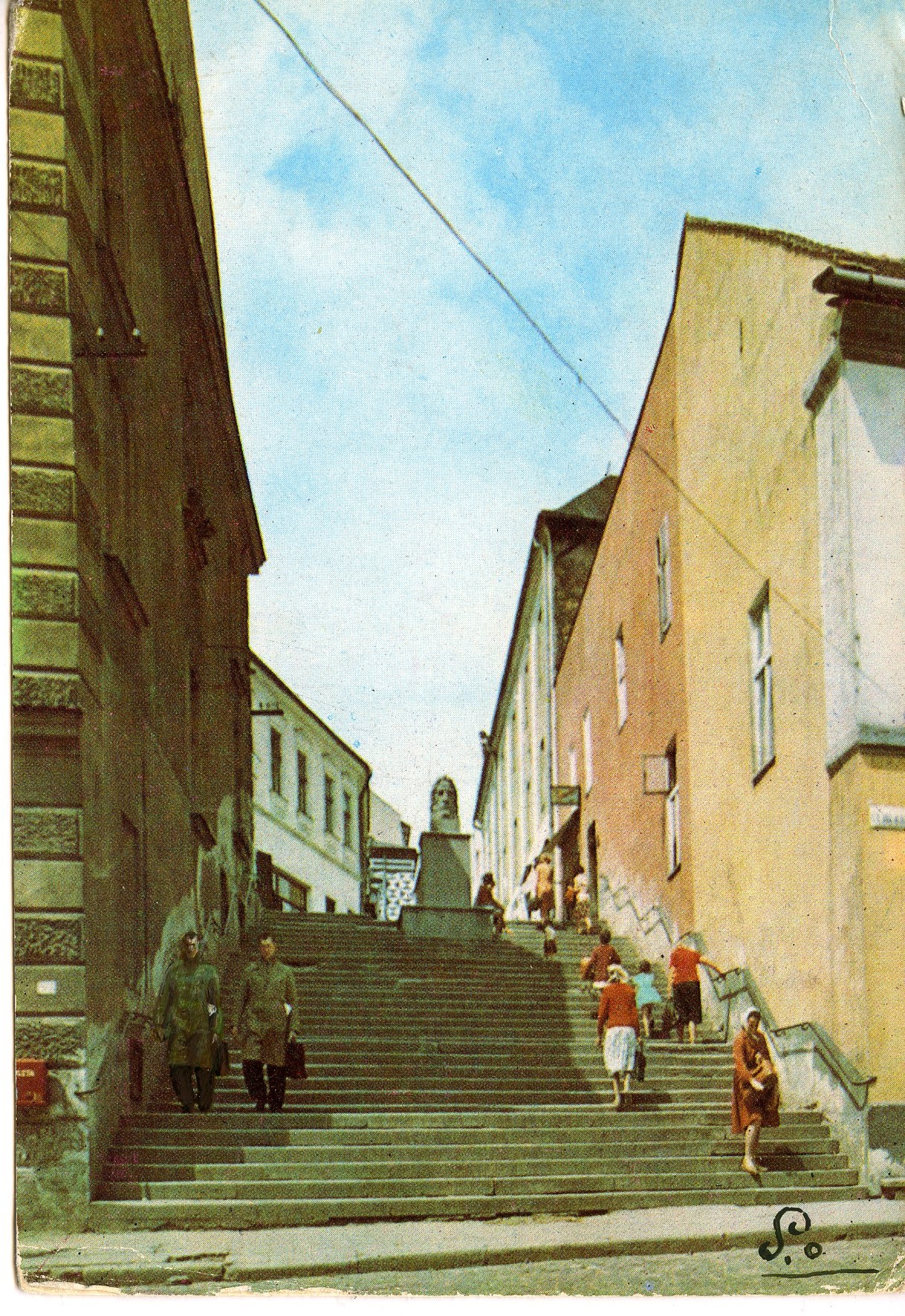 Shinji Ogawa, //Perfect World 1–001: Perfect Tarnów 1//, from the series //Perfect World//, 2017, acrylic / postcard, 14.9 × 10.3 cm, MOCAK Collection