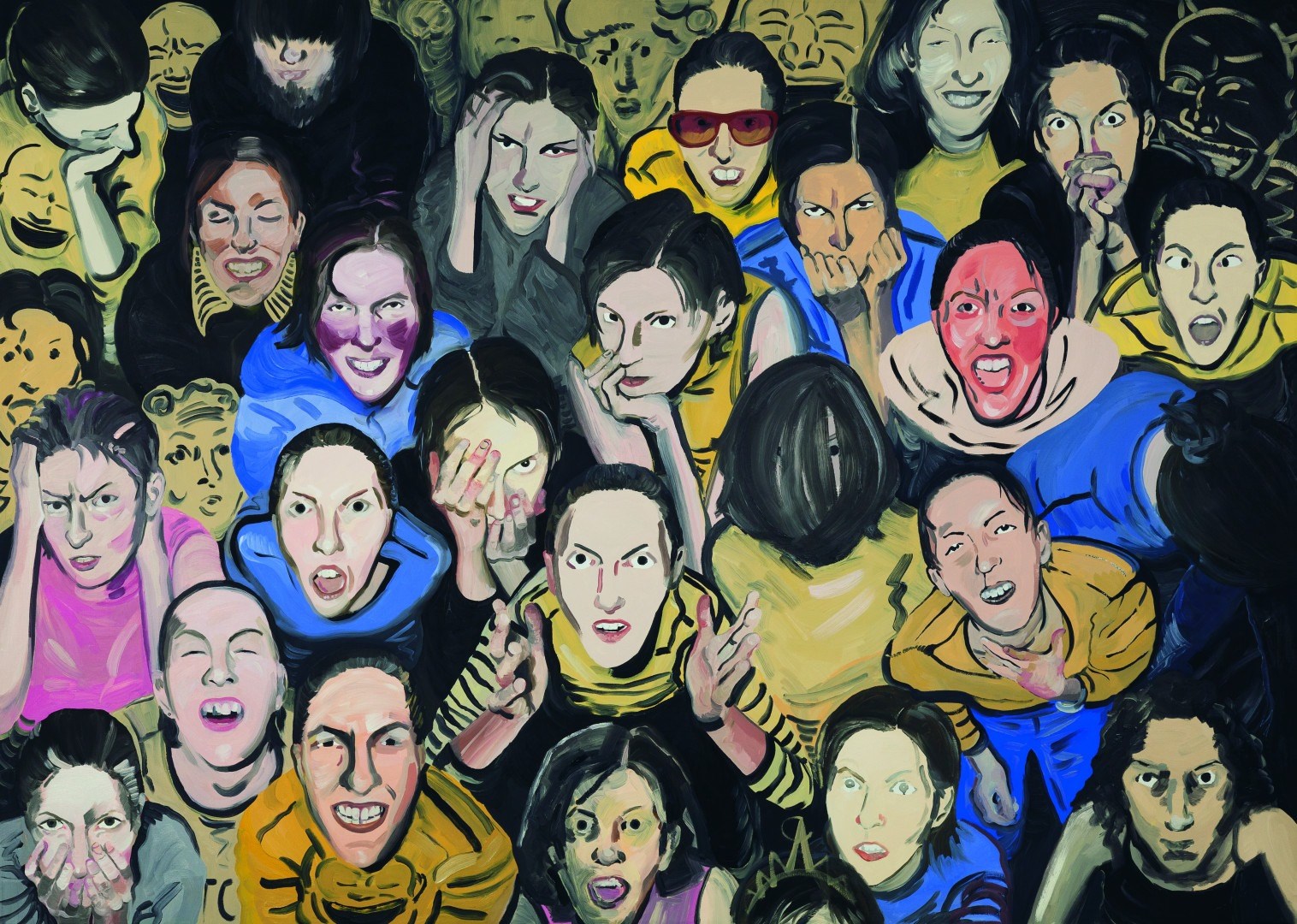 Pola Dwurnik, //Litości!//, 2008/2009, olej / płótno, 150 × 210 cm, Kolekcja MOCAK-u