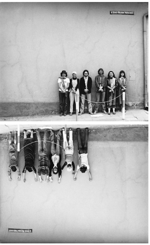 Adam Rzepecki, //Ulica Byłych Więźniów Politycznych//, 1980, fotografia, 11,5 × 14,2 cm każda, Kolekcja MOCAK-u. Zakup pracy dofinansowano ze środków Ministra Kultury i Dziedzictwa Narodowego