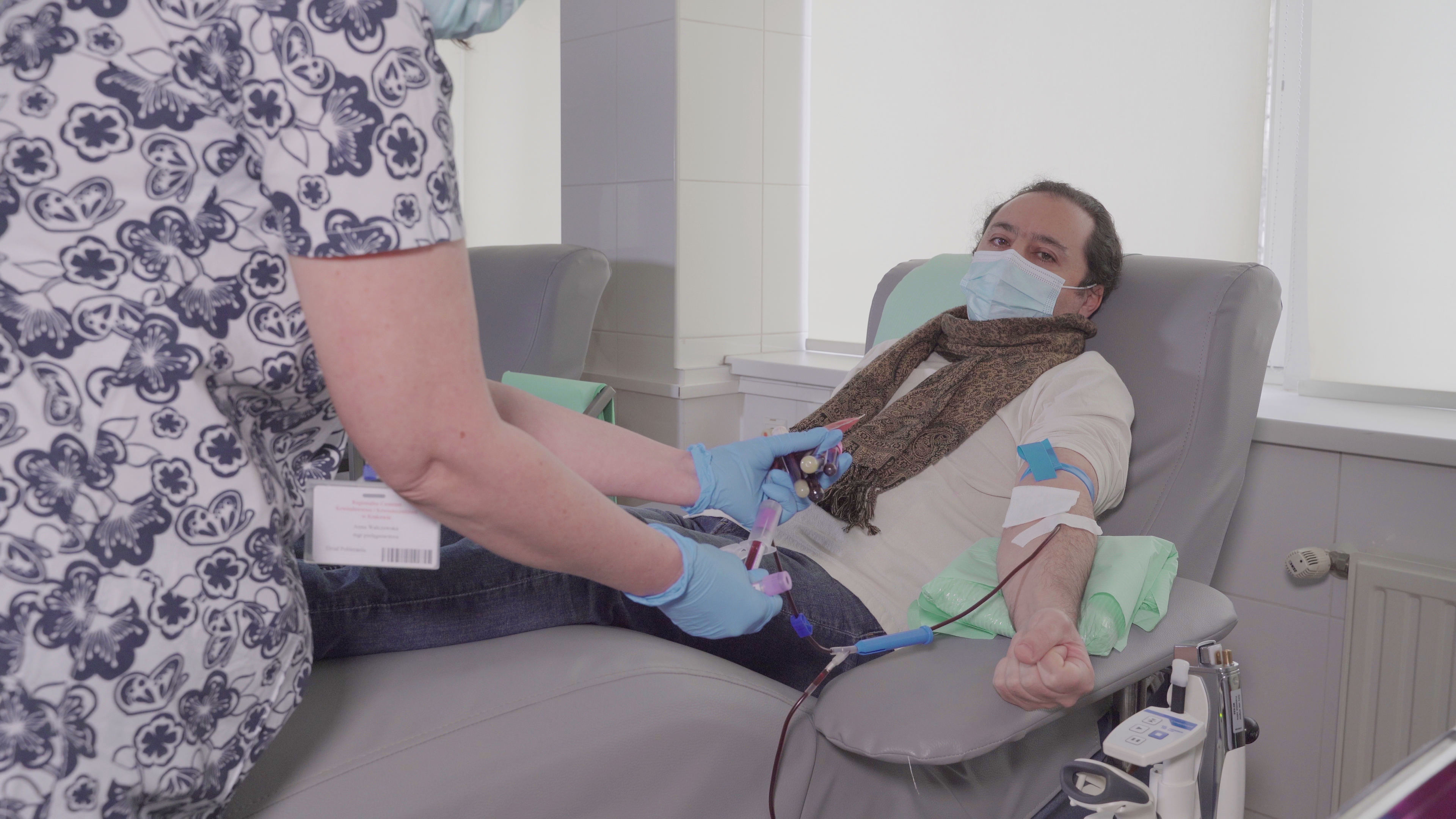 Franciszek Orłowski, //This Blood Is for You//, 2022, participatory project, video, MOCAK Collection, © Franciszek Orłowski & MOCAK