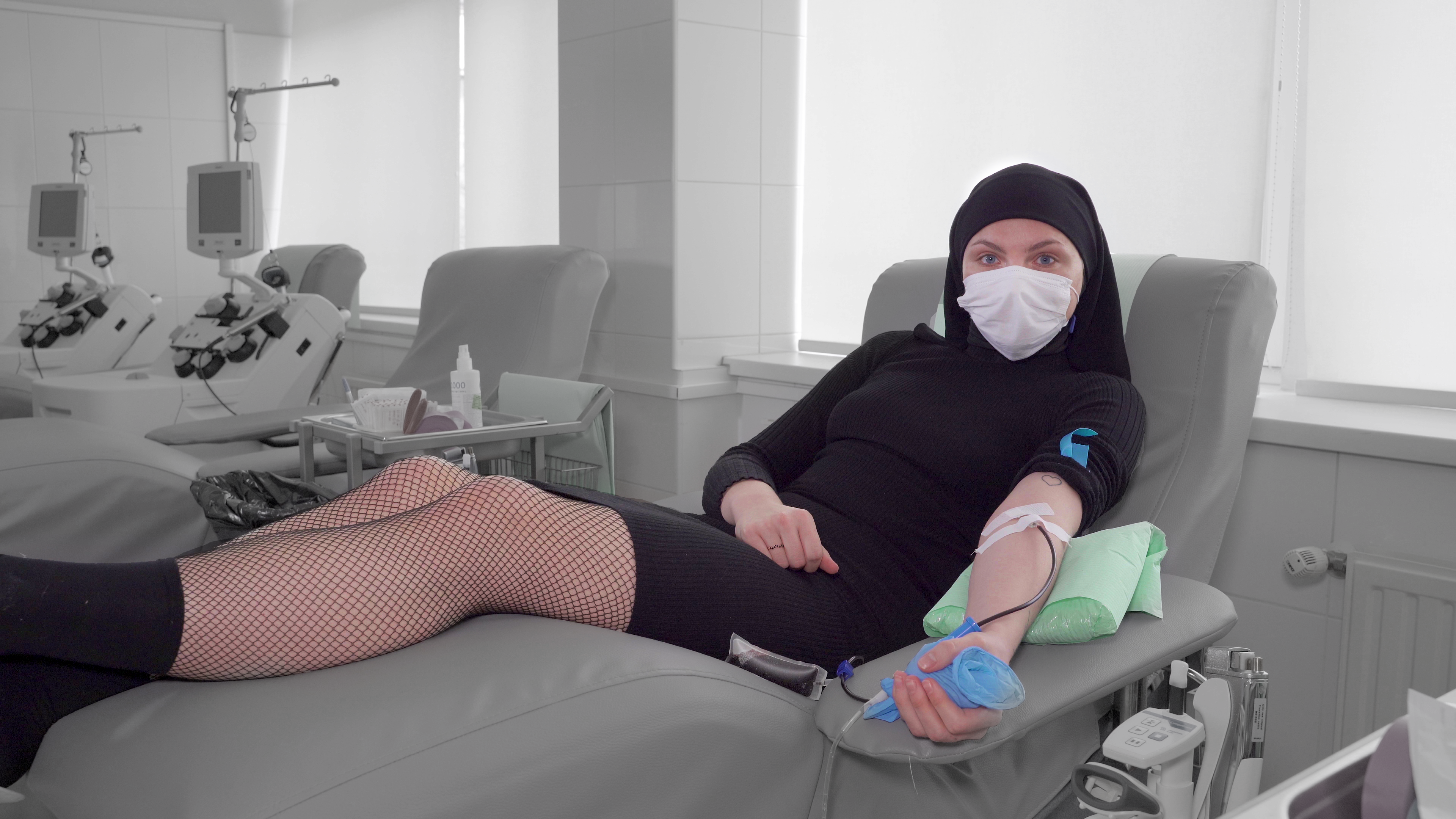Franciszek Orłowski, //This Blood Is for You//, 2022, participatory project, video, MOCAK Collection, © Franciszek Orłowski & MOCAK